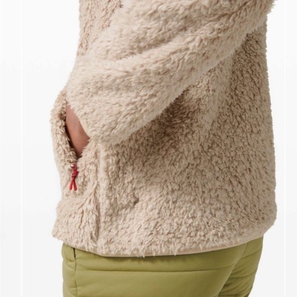 Lululemon Oh So Sherpa Full Zip Teddy jacket Size 10 - Picture 6 of 15